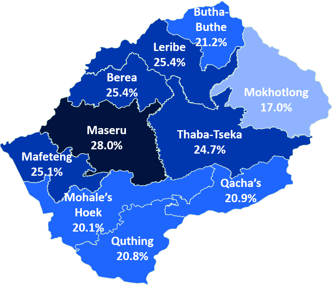 Percent of women and men age 15-49 who are HIV-positive. (DHS Survey 2014) 